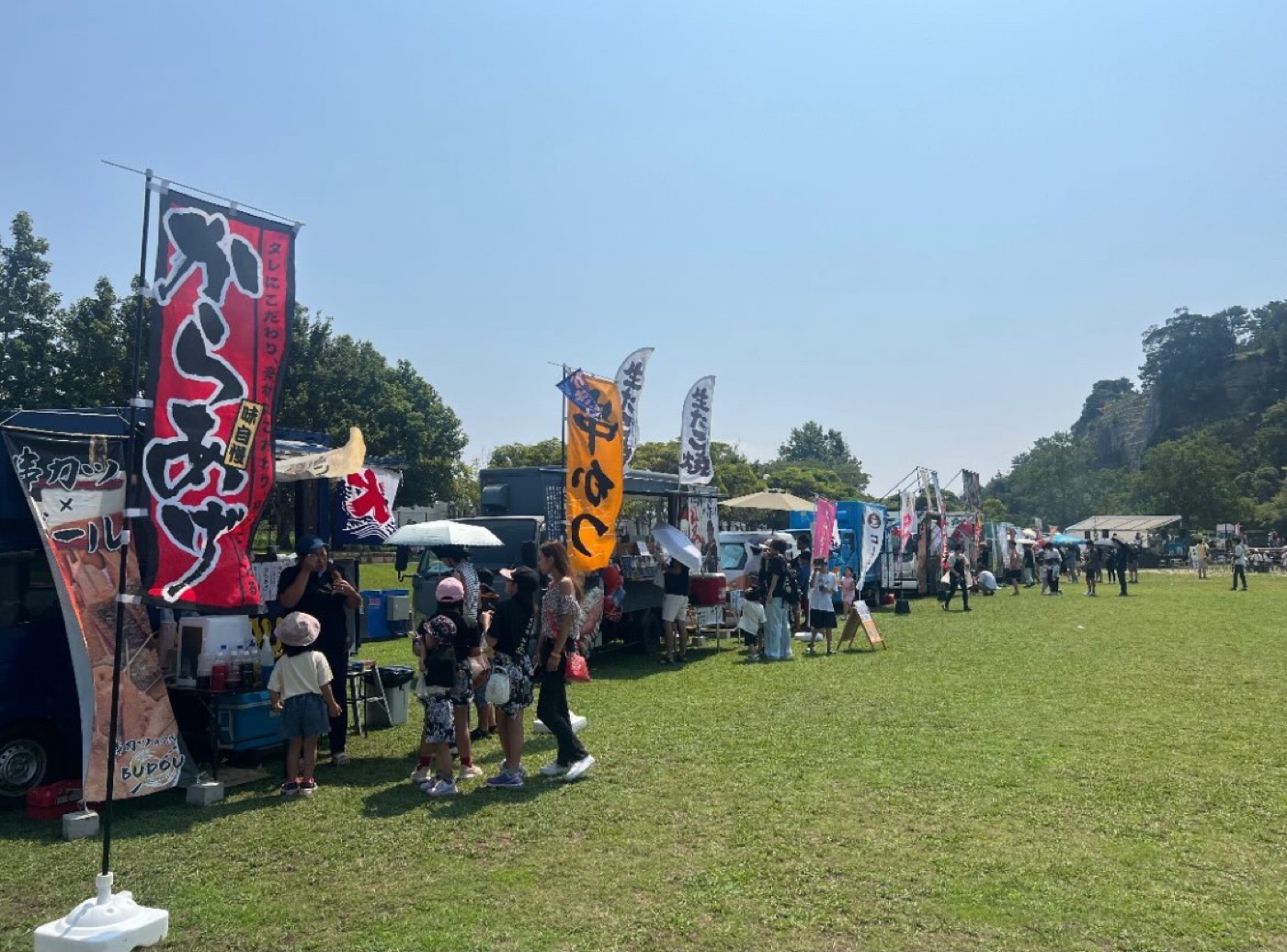 オドフェス(小戸公園)会場のようす