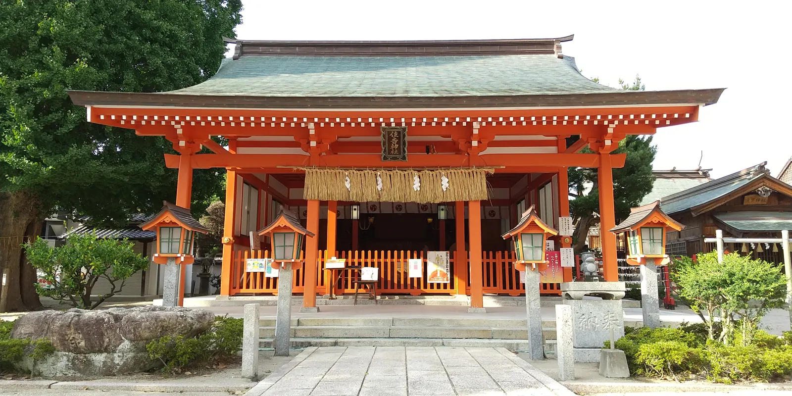 姪浜住吉神社の社殿